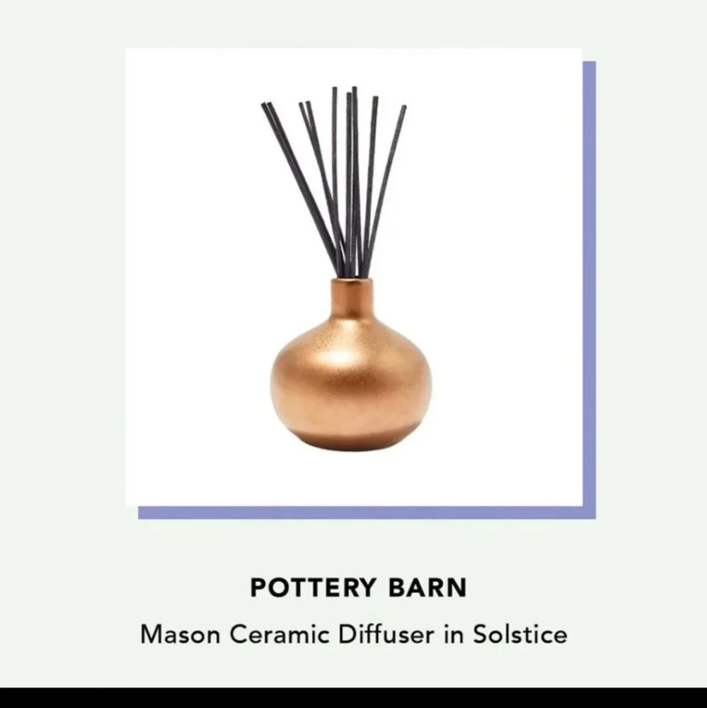 Pottery Barn Mason Ceramic Diffuser